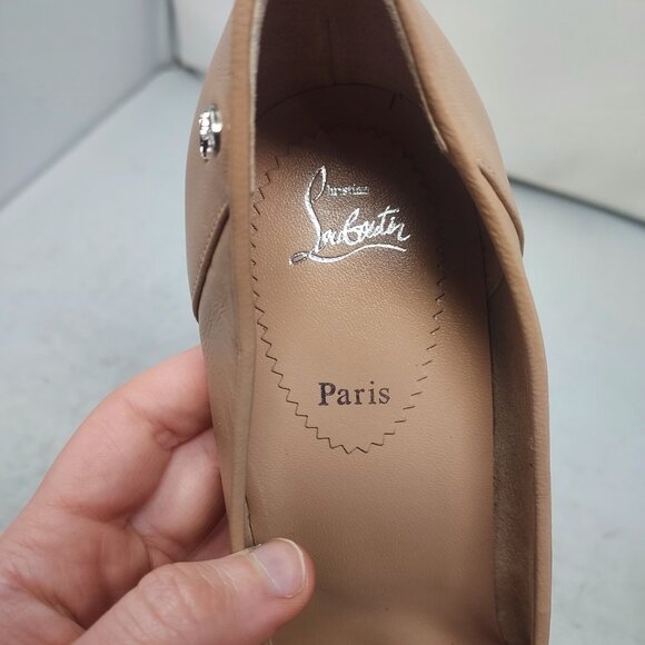 CHRISTIAN LOUBOUTIN Sporty Kate Nude Pump Heel Shoe - Picture 7 of 11